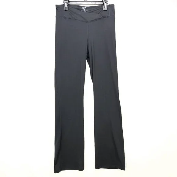 Reebok Women's Yoga Pants Plus Size 1X Bootcut Training Tights Black Stretch - Picture 4 of 15